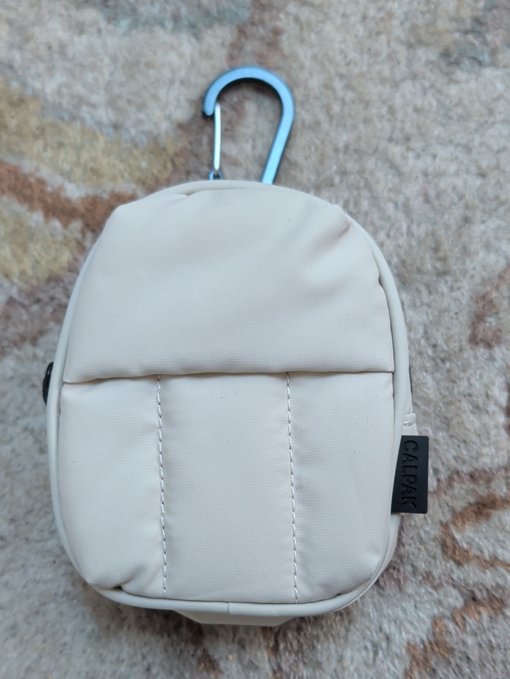 Calpak Luka Mini Cream Hanging Pouch Charm